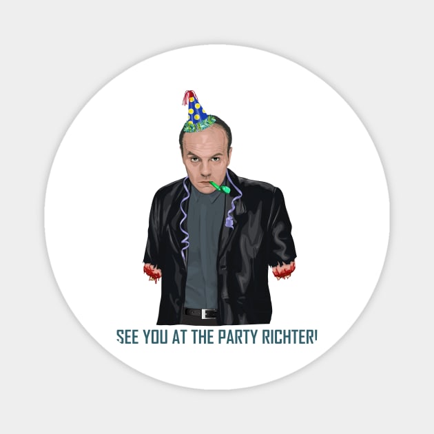 "See you at the party" Magnet by jomorley